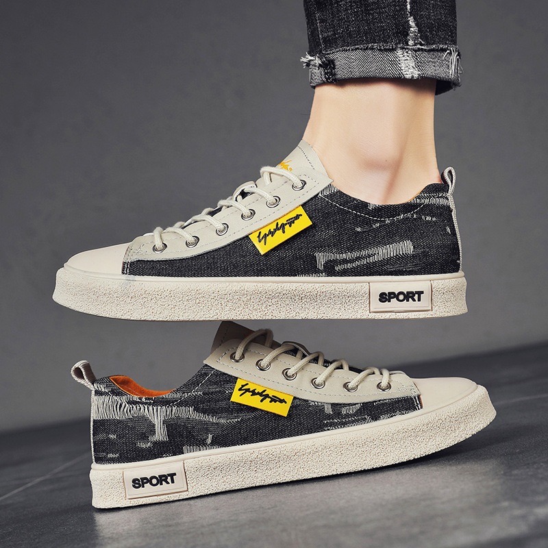 Whoppy SL19 Sepatu Sneakers Pria Import (FREE BOX) - Discontinue