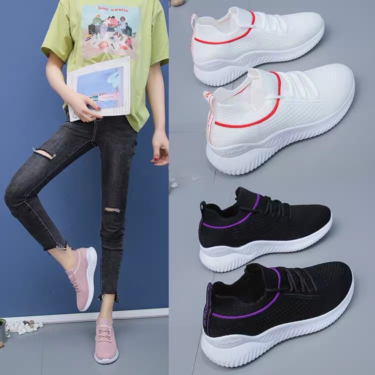 Whoppy SP16 Sepatu Sneakers Wanita Import (FREE BOX)