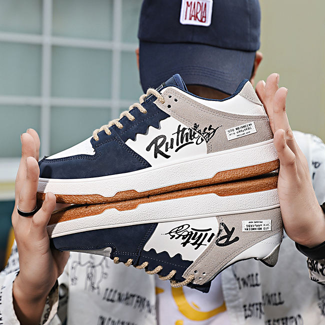 Whoppy SL23 Sepatu Sneakers Pria Import (FREE BOX)