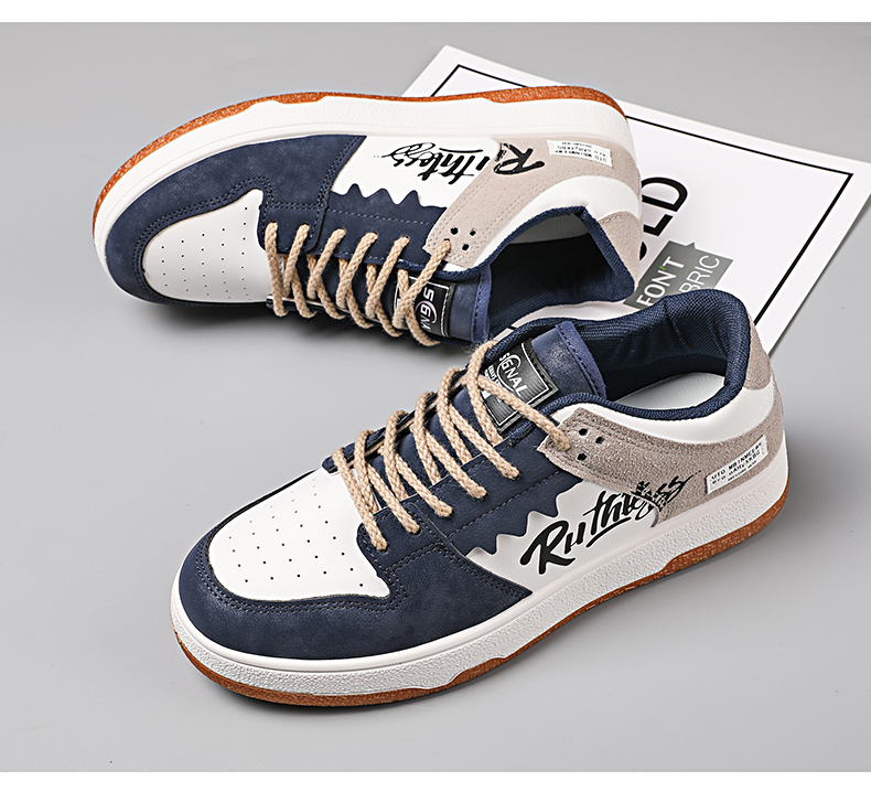 Whoppy SL23 Sepatu Sneakers Pria Import (FREE BOX)