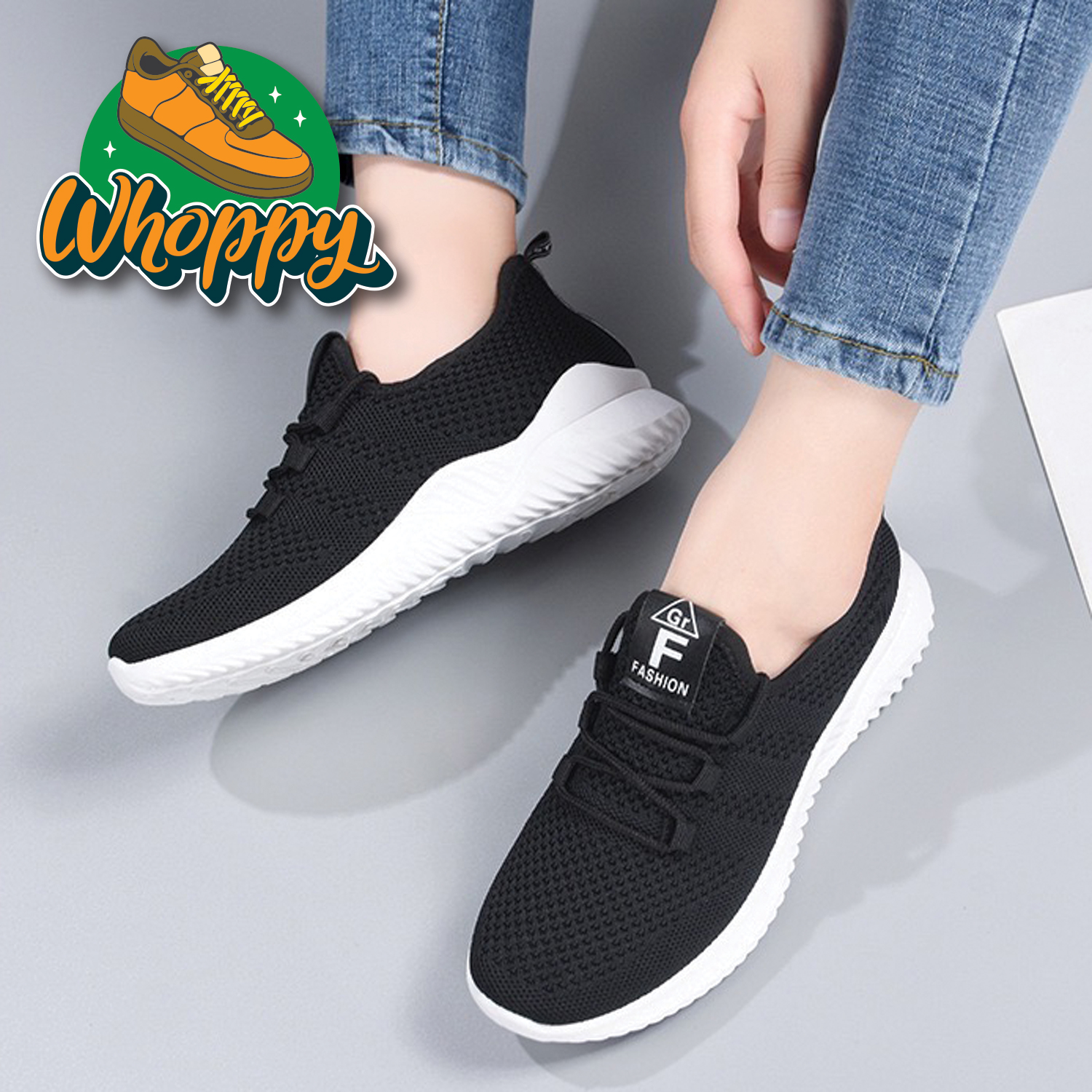 Whoppy SP17 Sepatu Sneakers Wanita Import (FREE BOX) - Discontinue