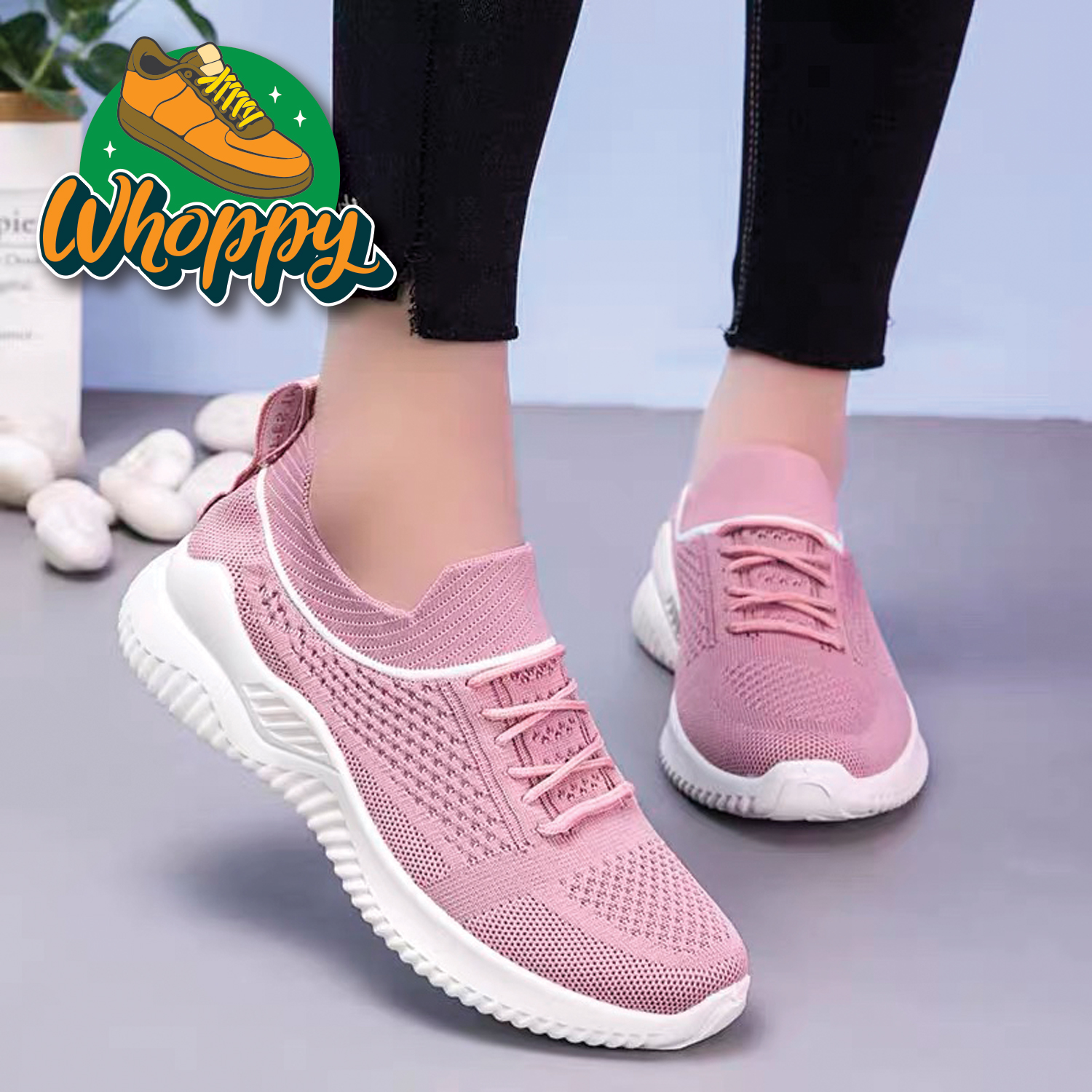 Whoppy SP16 Sepatu Sneakers Wanita Import (FREE BOX)