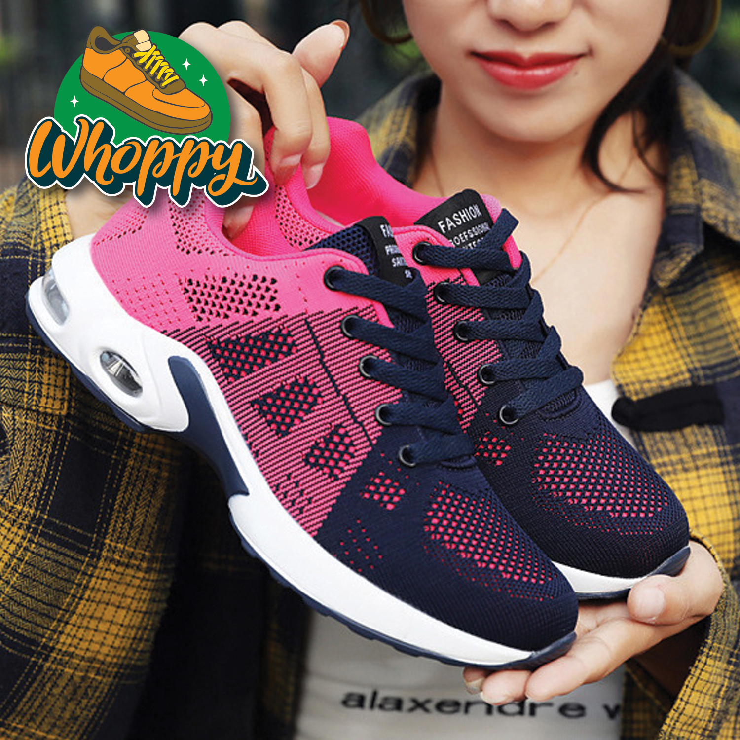Whoppy Sepatu Sneakers Wanita Import SP23 (FREE BOX)