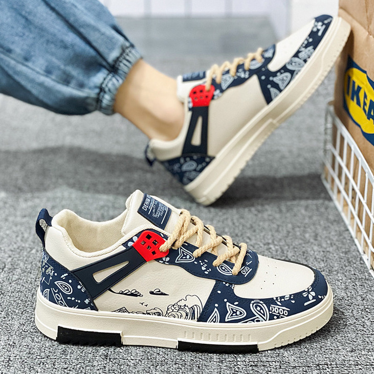 Whoppy SL26 Sepatu Sneakers Pria Import (FREE BOX)