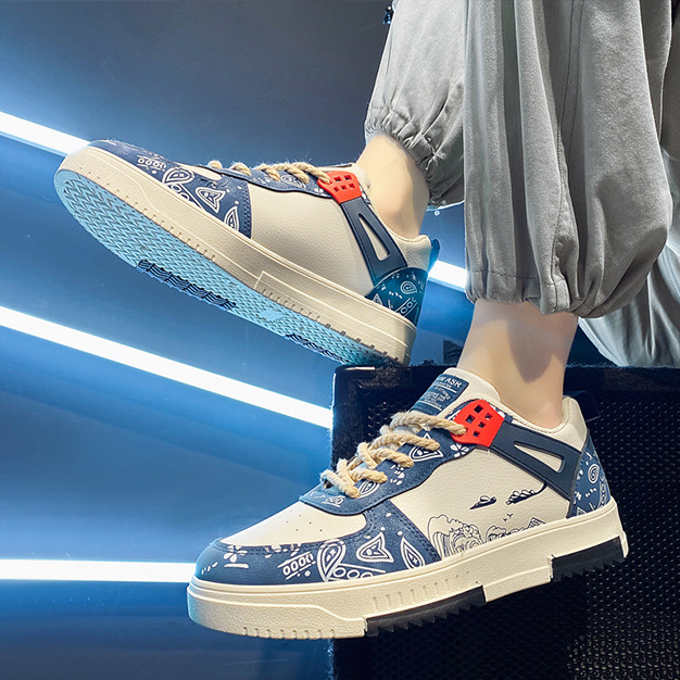 Whoppy SL26 Sepatu Sneakers Pria Import (FREE BOX)