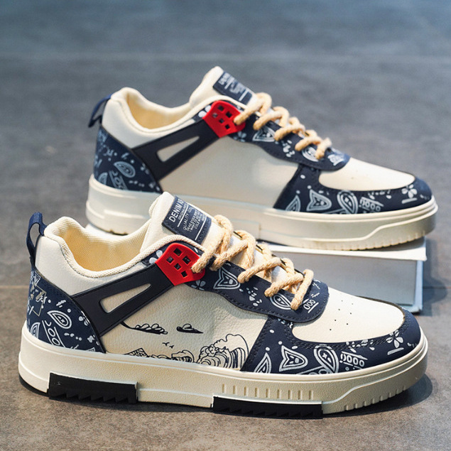 Whoppy SL26 Sepatu Sneakers Pria Import (FREE BOX)