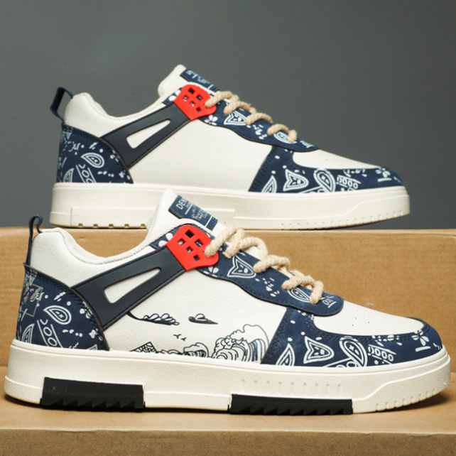 Whoppy SL26 Sepatu Sneakers Pria Import (FREE BOX)