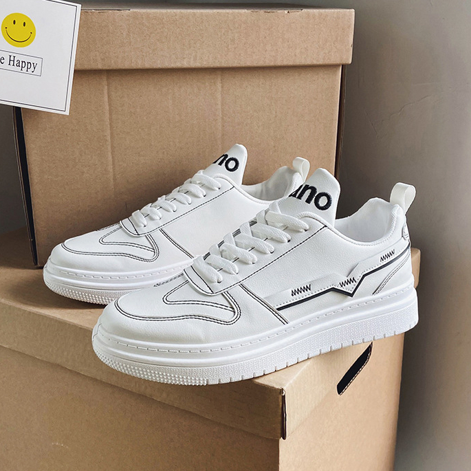 Whoppy SL28 Sepatu Sneakers Pria Import (FREE BOX) - Discontinue