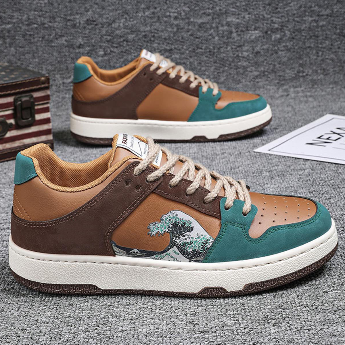 Whoppy SL30 Sepatu Sneakers Pria Import (FREE BOX) - Discontinue