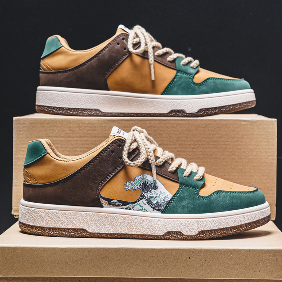 Whoppy SL30 Sepatu Sneakers Pria Import (FREE BOX) - Discontinue