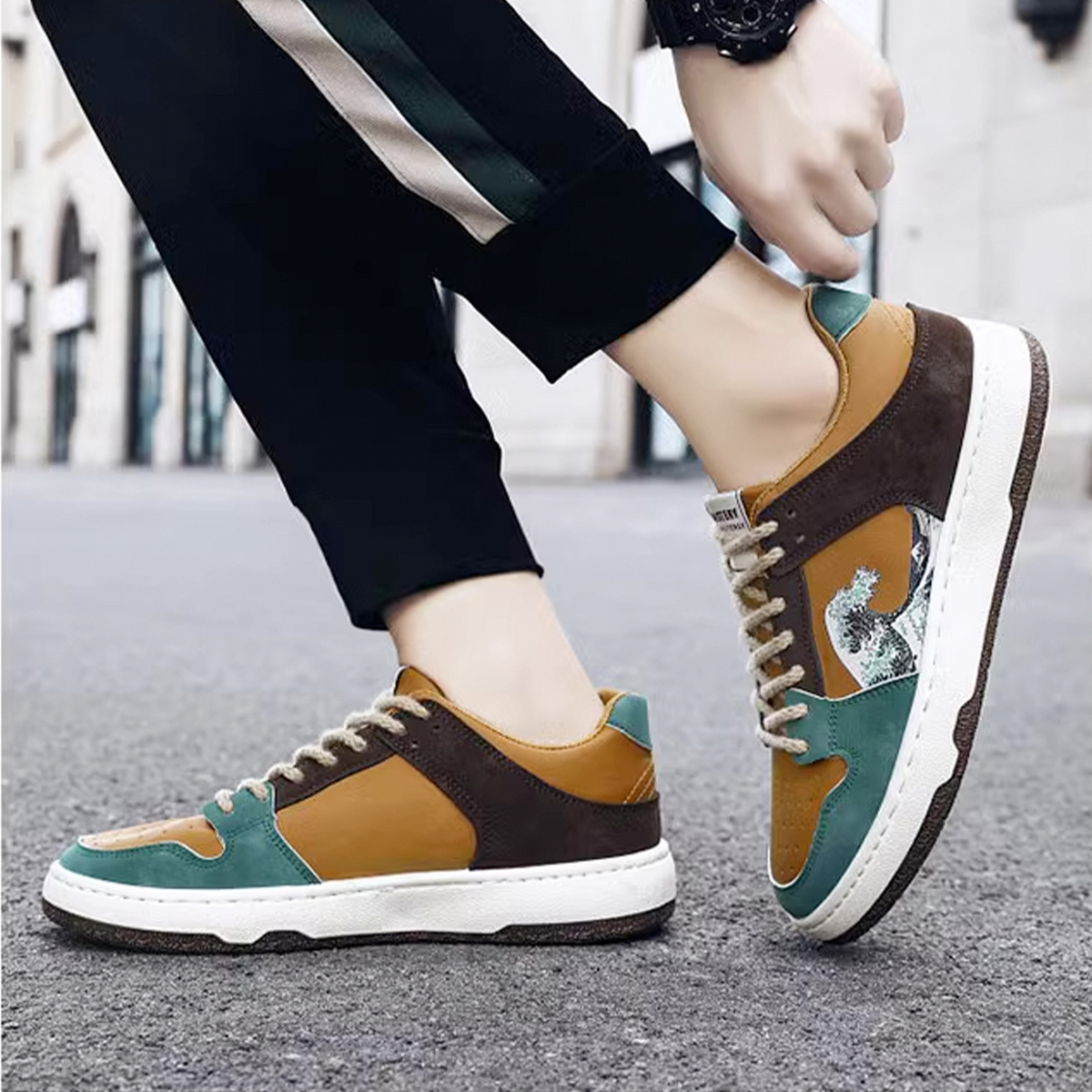 Whoppy SL30 Sepatu Sneakers Pria Import (FREE BOX) - Discontinue