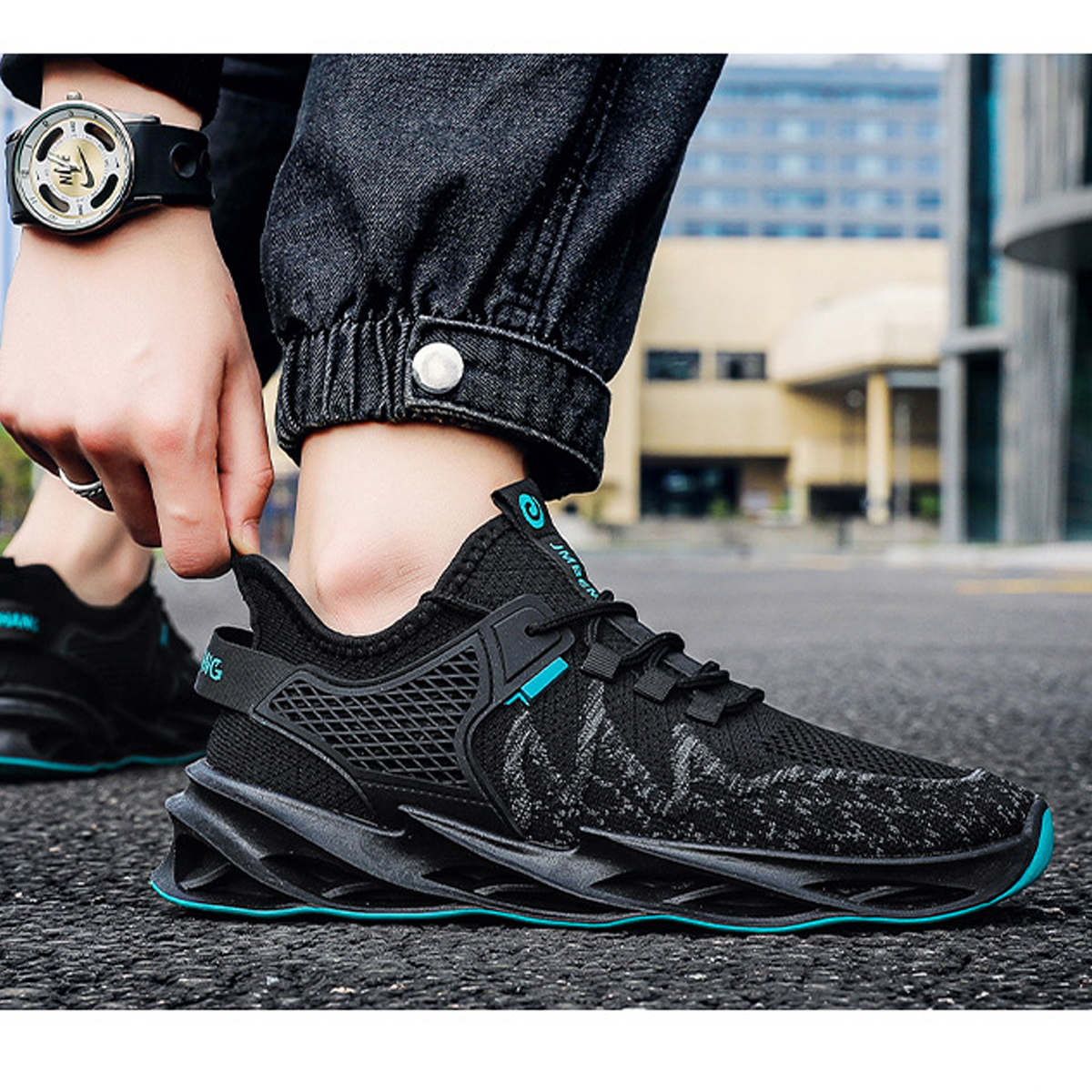 Whoppy SL31 Sepatu Sneakers Pria Import (FREE BOX) - Discontinue