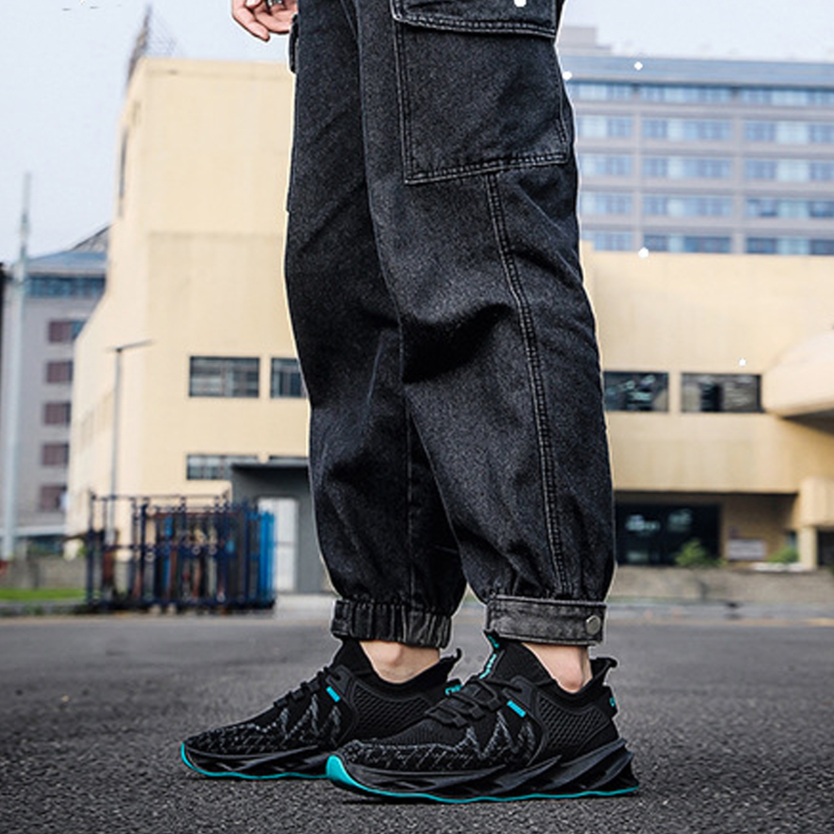 Whoppy SL31 Sepatu Sneakers Pria Import (FREE BOX) - Discontinue