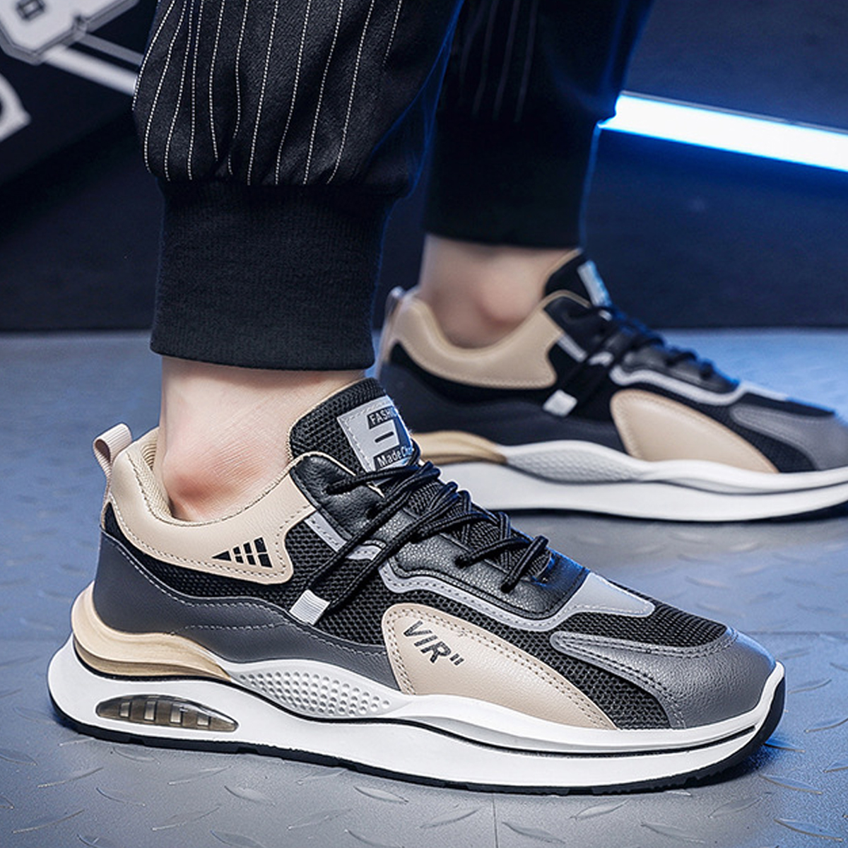 Whoppy SL32 Sepatu Sneakers Pria Import (FREE BOX)