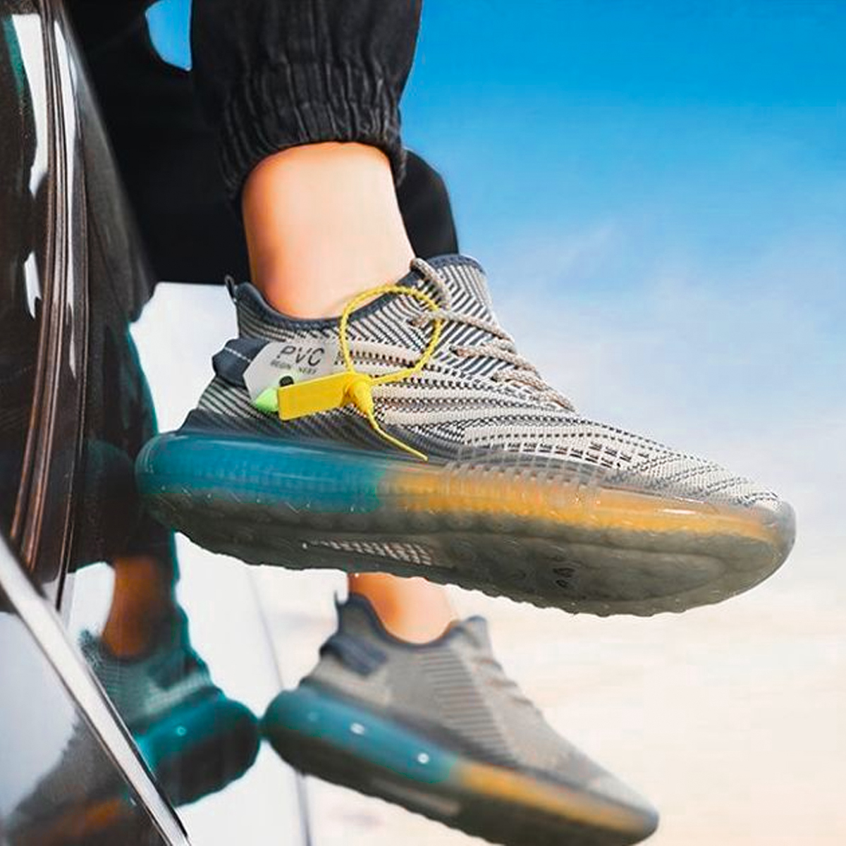 Whoppy SL33 Sepatu Sneakers Pria Import (FREE BOX) - Discontinue