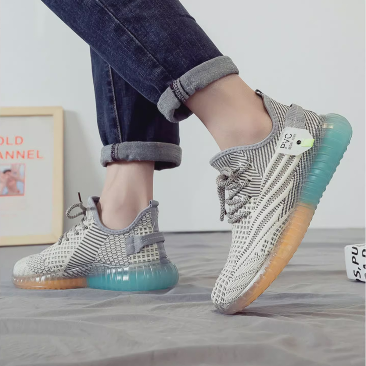 Whoppy SL33 Sepatu Sneakers Pria Import (FREE BOX) - Discontinue