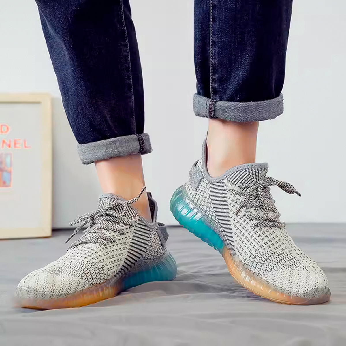 Whoppy SL33 Sepatu Sneakers Pria Import (FREE BOX) - Discontinue