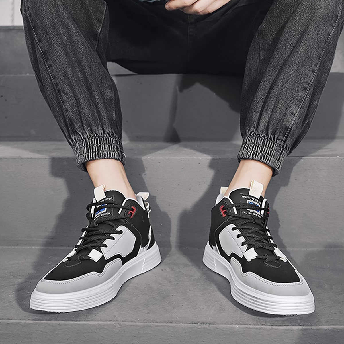 Whoppy SL35 Sepatu Sneakers Pria Import (FREE BOX) - Discontinue