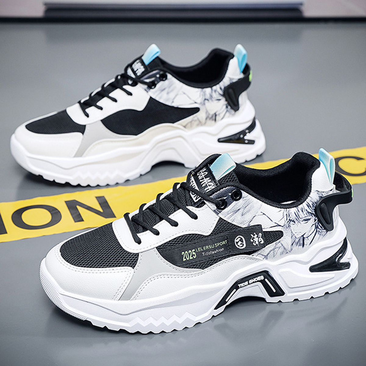 Whoppy SL36 Sepatu Sneakers Pria Import (FREE BOX)