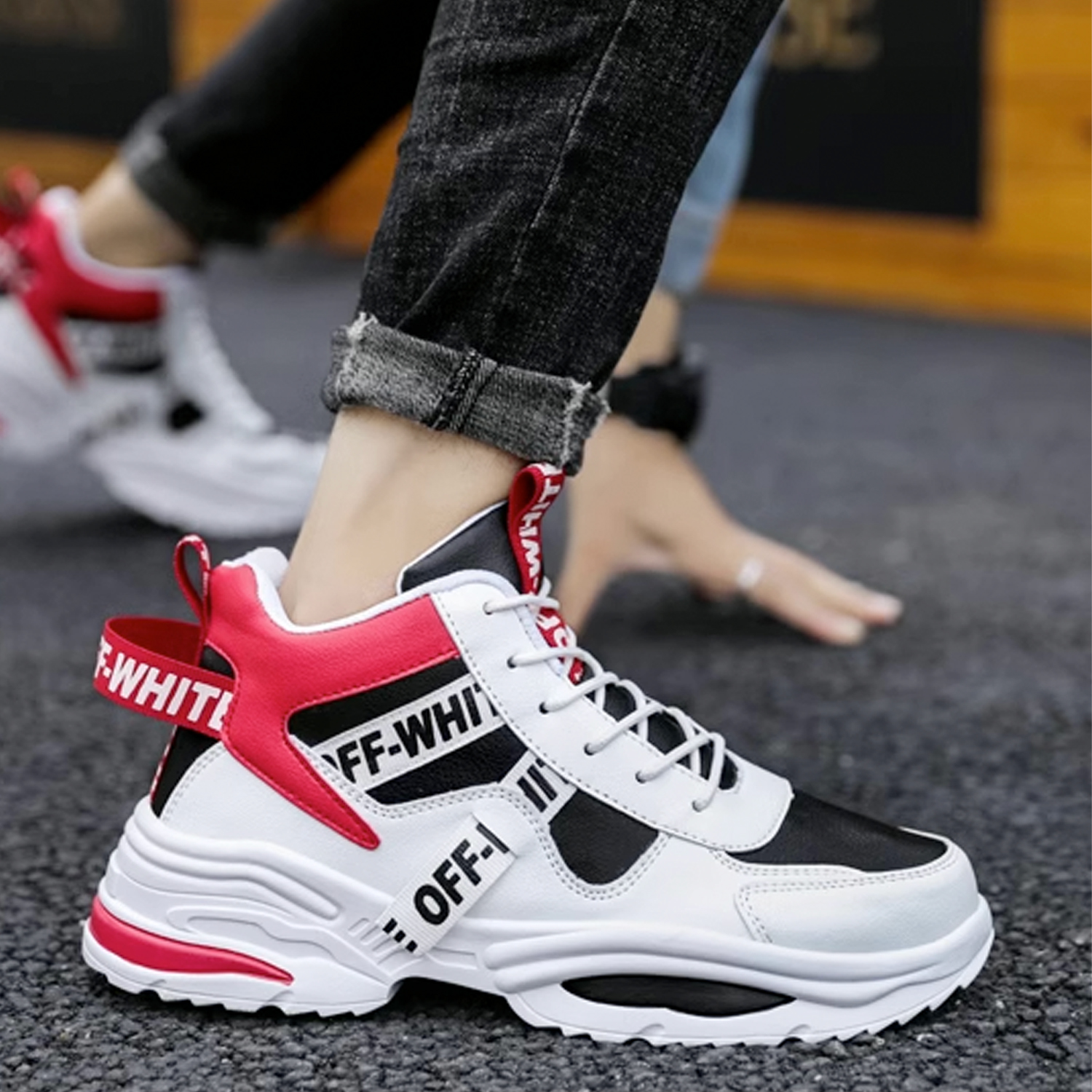 Whoppy SL38 Sepatu Sneakers Pria Import (FREE BOX) - Discontinue