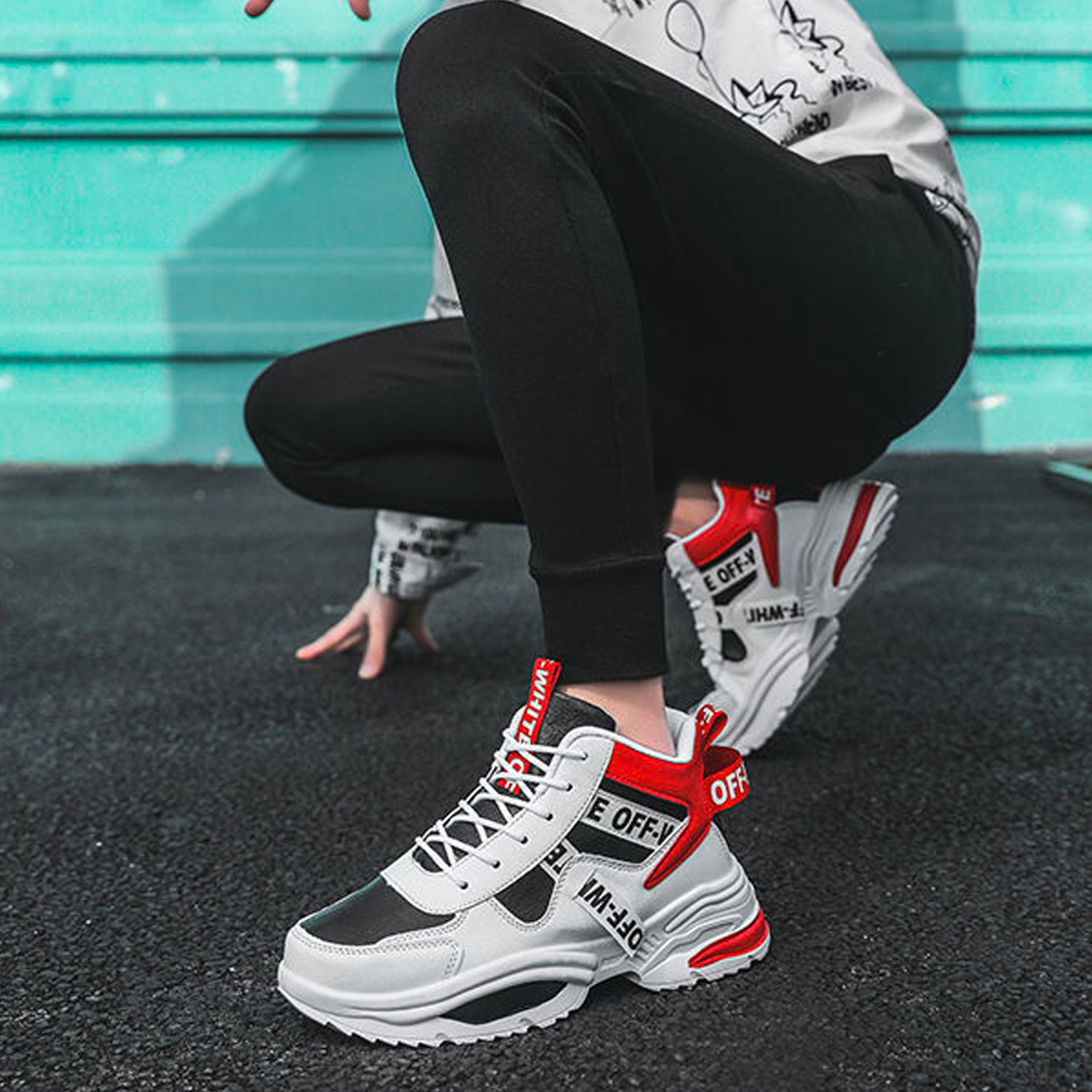 Whoppy SL38 Sepatu Sneakers Pria Import (FREE BOX) - Discontinue