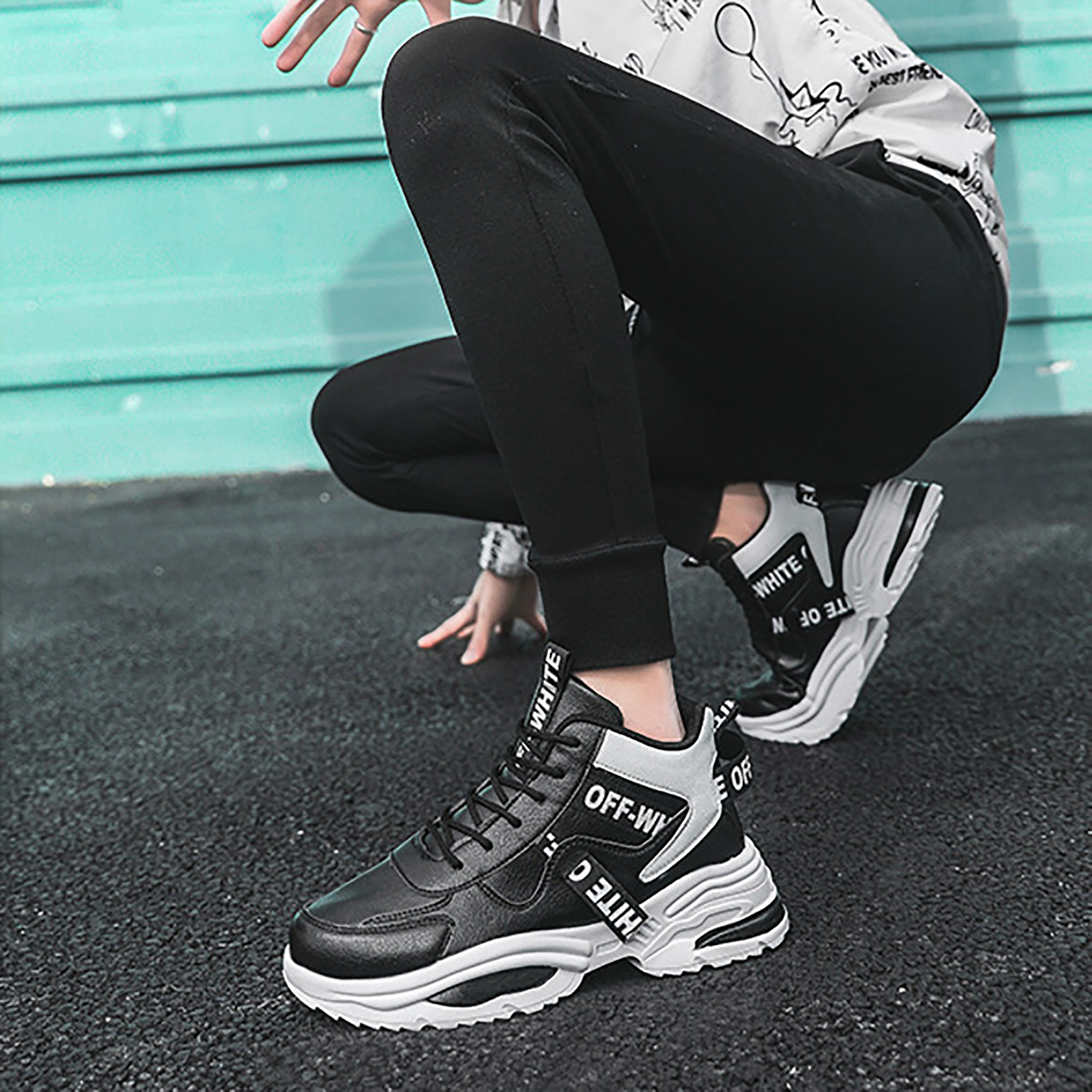 Whoppy SL38 Sepatu Sneakers Pria Import (FREE BOX) - Discontinue