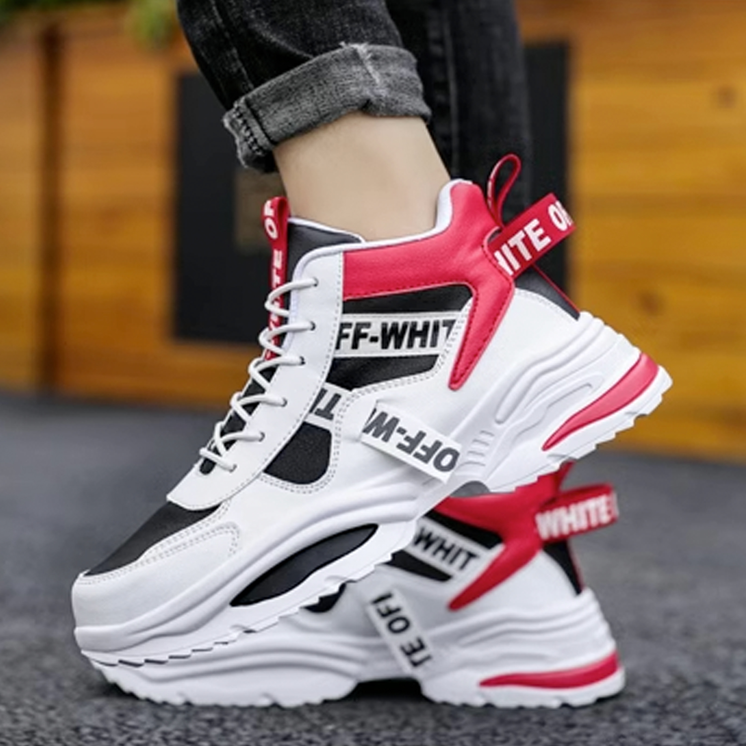 Whoppy SL38 Sepatu Sneakers Pria Import (FREE BOX) - Discontinue