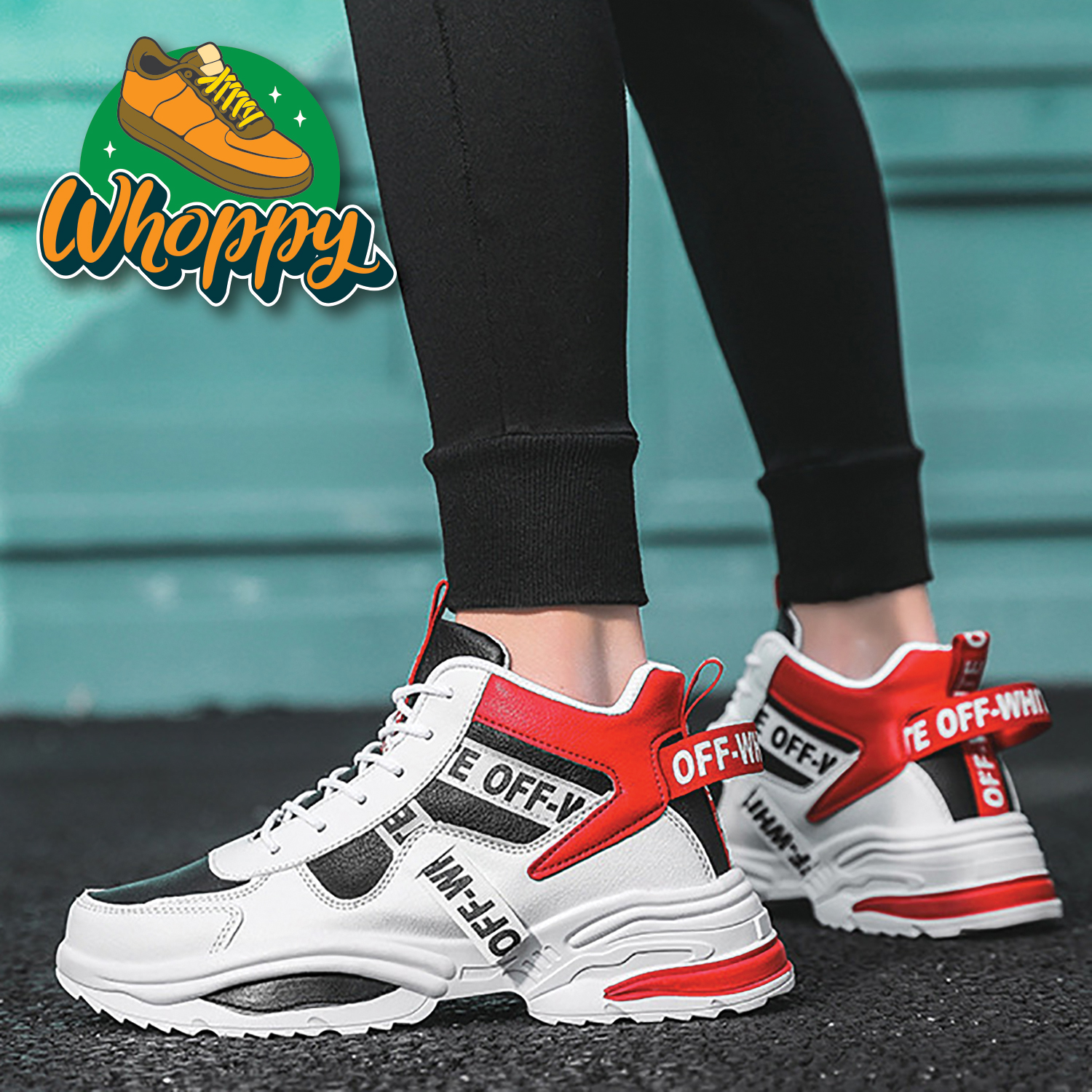 Whoppy SL38 Sepatu Sneakers Pria Import (FREE BOX) - Discontinue