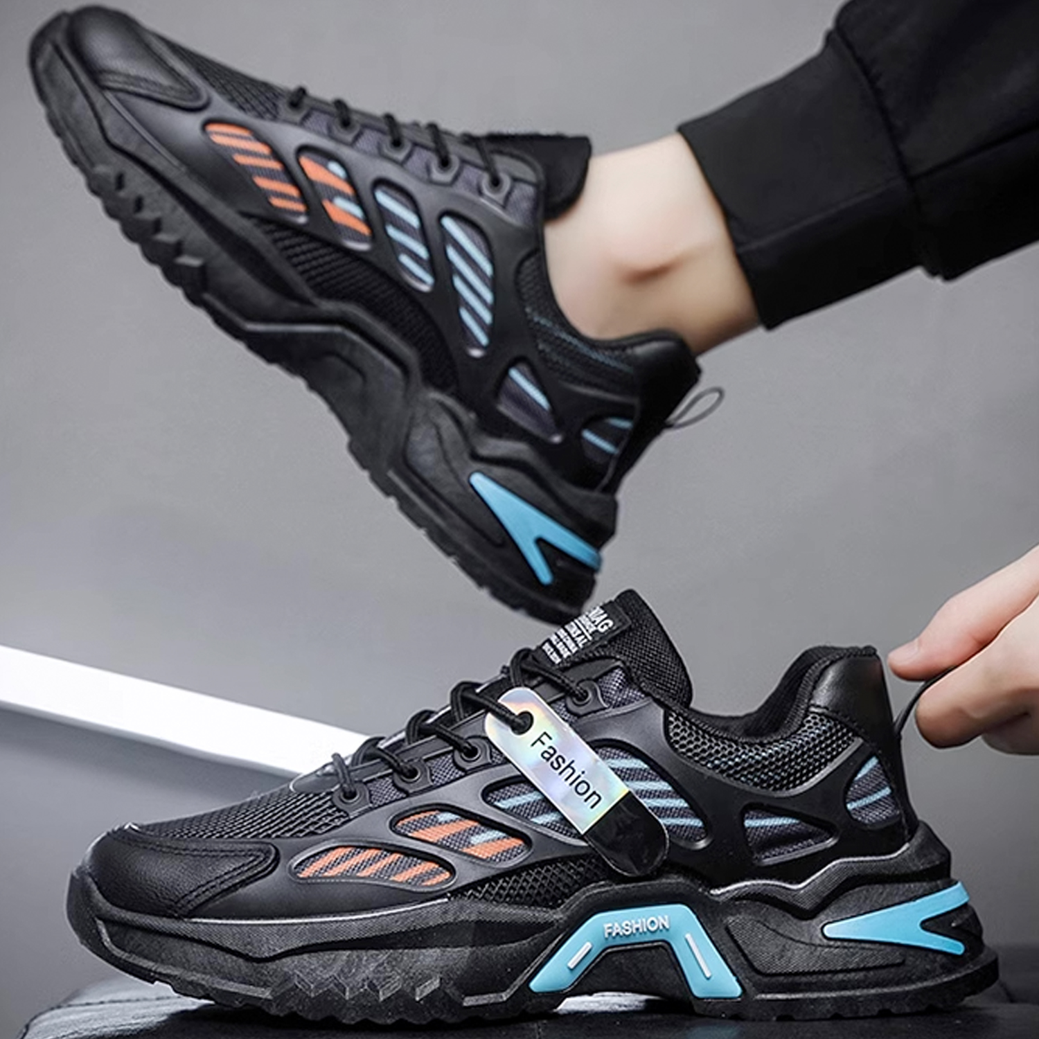 Whoppy SL39 Sepatu Sneakers Pria Import (FREE BOX) - Discontinue