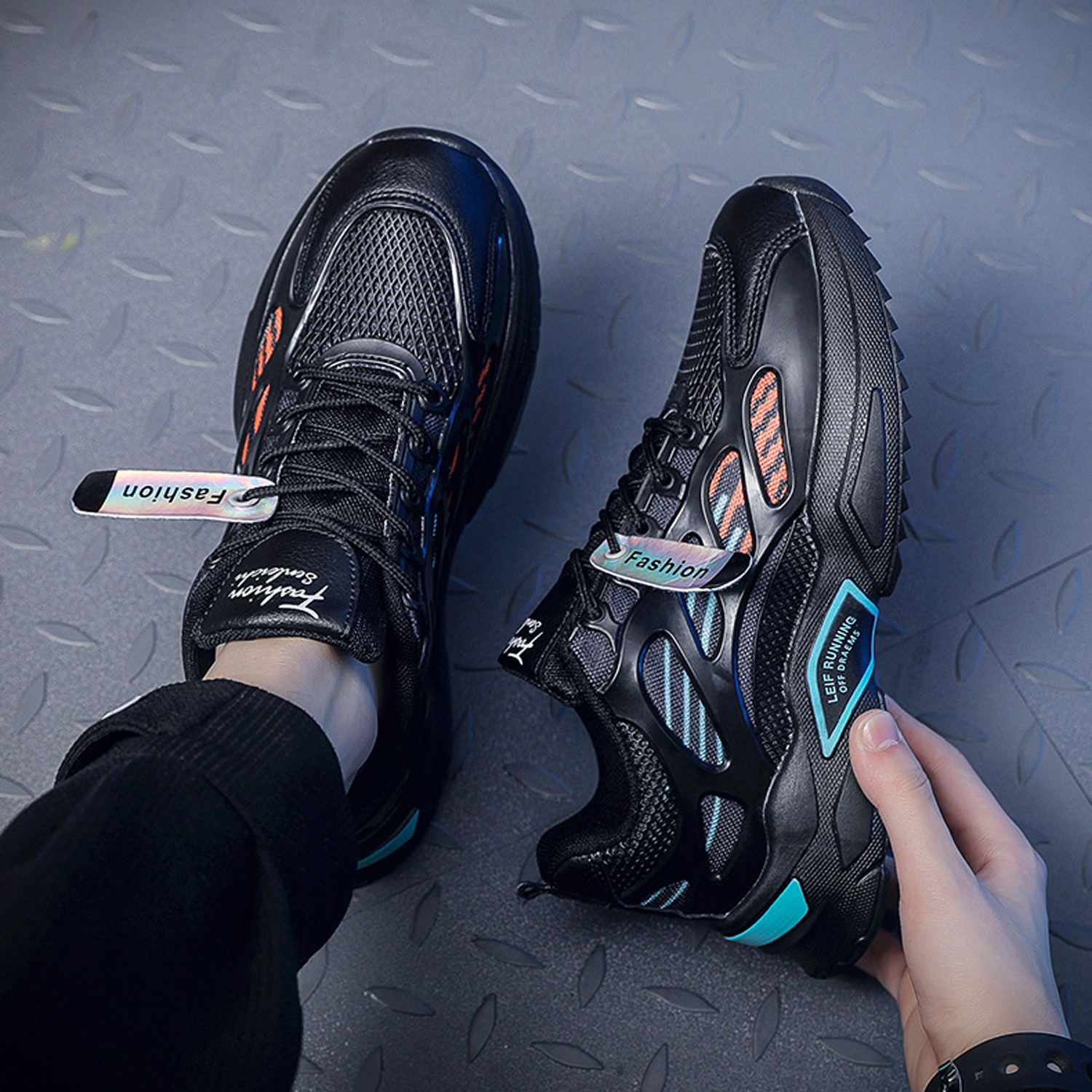 Whoppy SL39 Sepatu Sneakers Pria Import (FREE BOX) - Discontinue