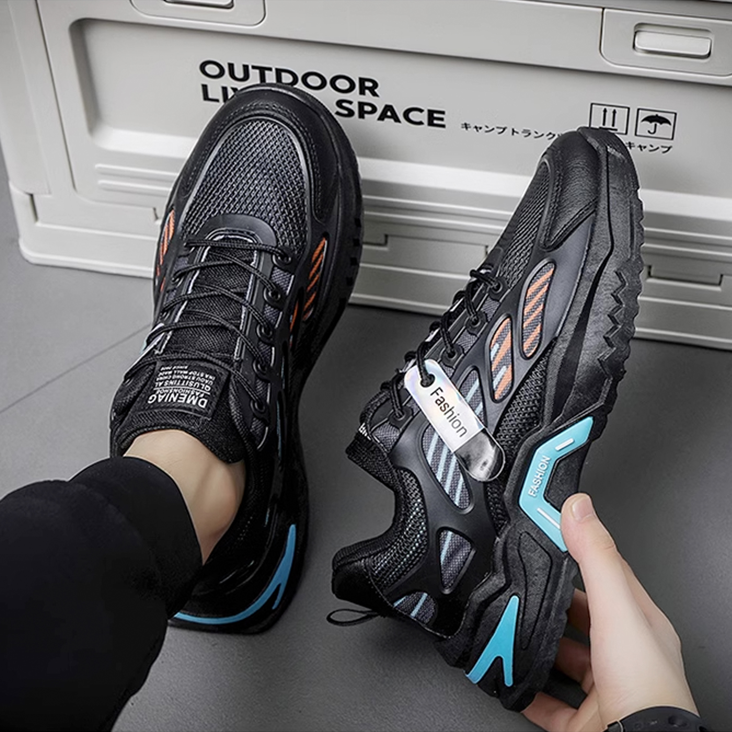 Whoppy SL39 Sepatu Sneakers Pria Import (FREE BOX) - Discontinue