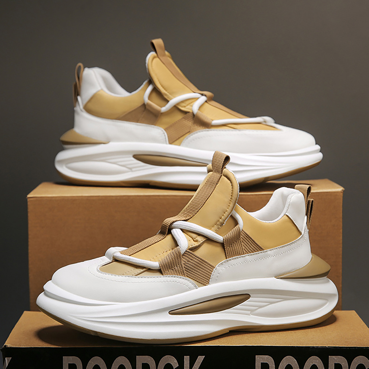 Whoppy SL46 Sepatu Sneakers Pria Import (FREE BOX) - Discontinue