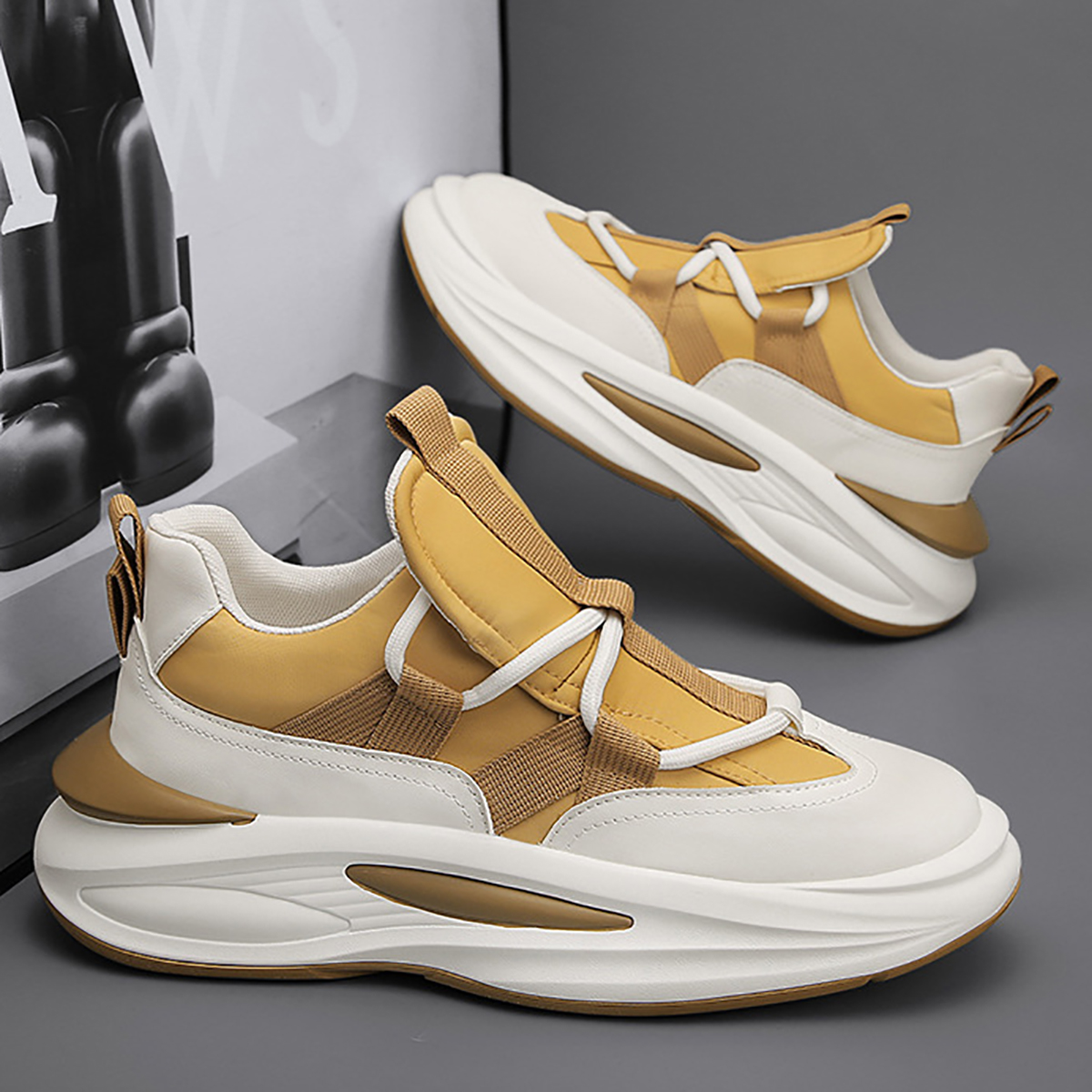 Whoppy SL46 Sepatu Sneakers Pria Import (FREE BOX) - Discontinue