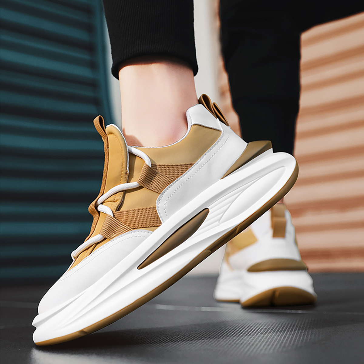 Whoppy SL46 Sepatu Sneakers Pria Import (FREE BOX) - Discontinue