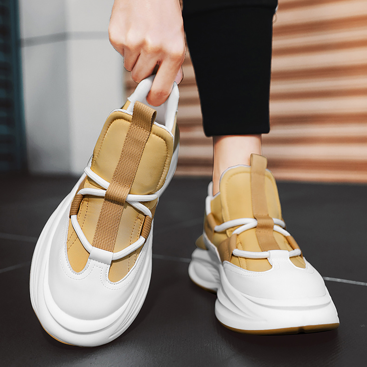 Whoppy SL46 Sepatu Sneakers Pria Import (FREE BOX) - Discontinue