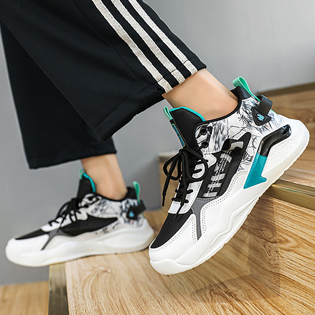 Whoppy SL47 Sepatu Sneakers Pria Import (FREE BOX)