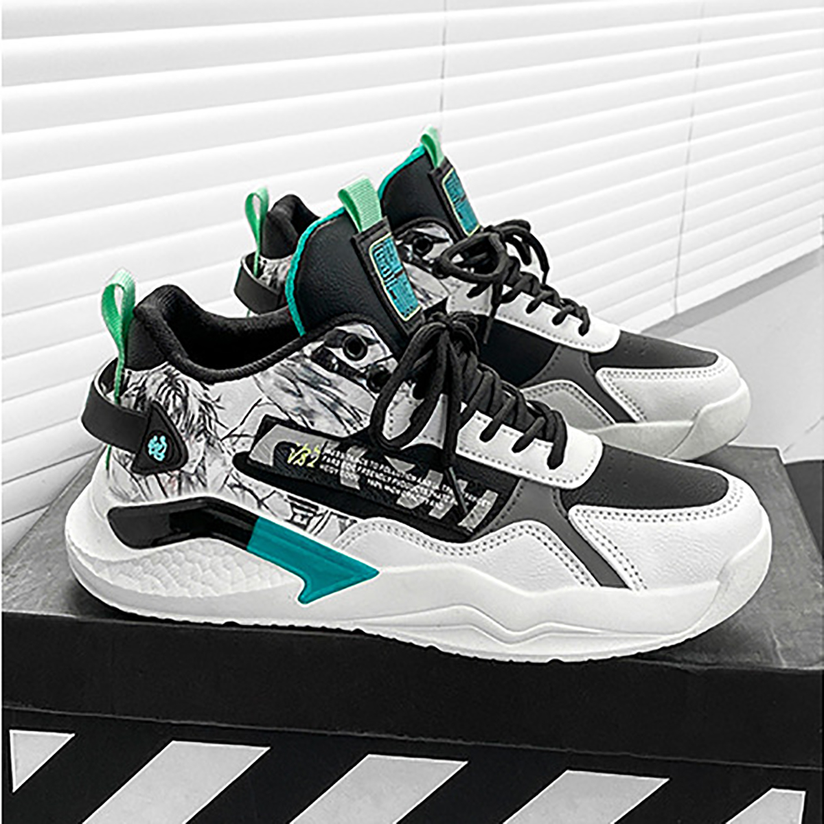 Whoppy SL47 Sepatu Sneakers Pria Import (FREE BOX)