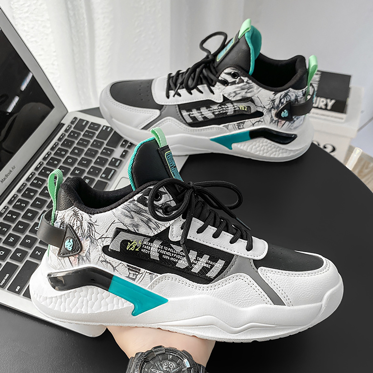 Whoppy SL47 Sepatu Sneakers Pria Import (FREE BOX)