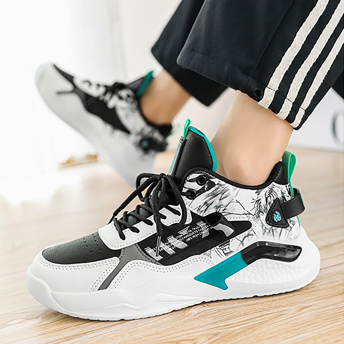 Whoppy SL47 Sepatu Sneakers Pria Import (FREE BOX)