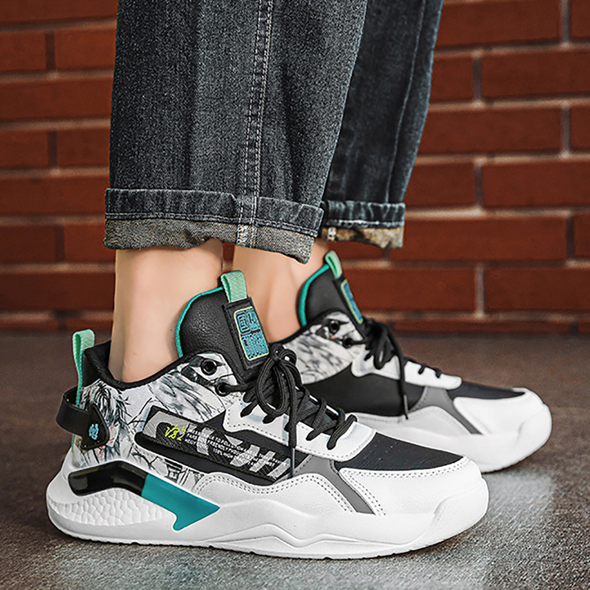 Whoppy SL47 Sepatu Sneakers Pria Import (FREE BOX)