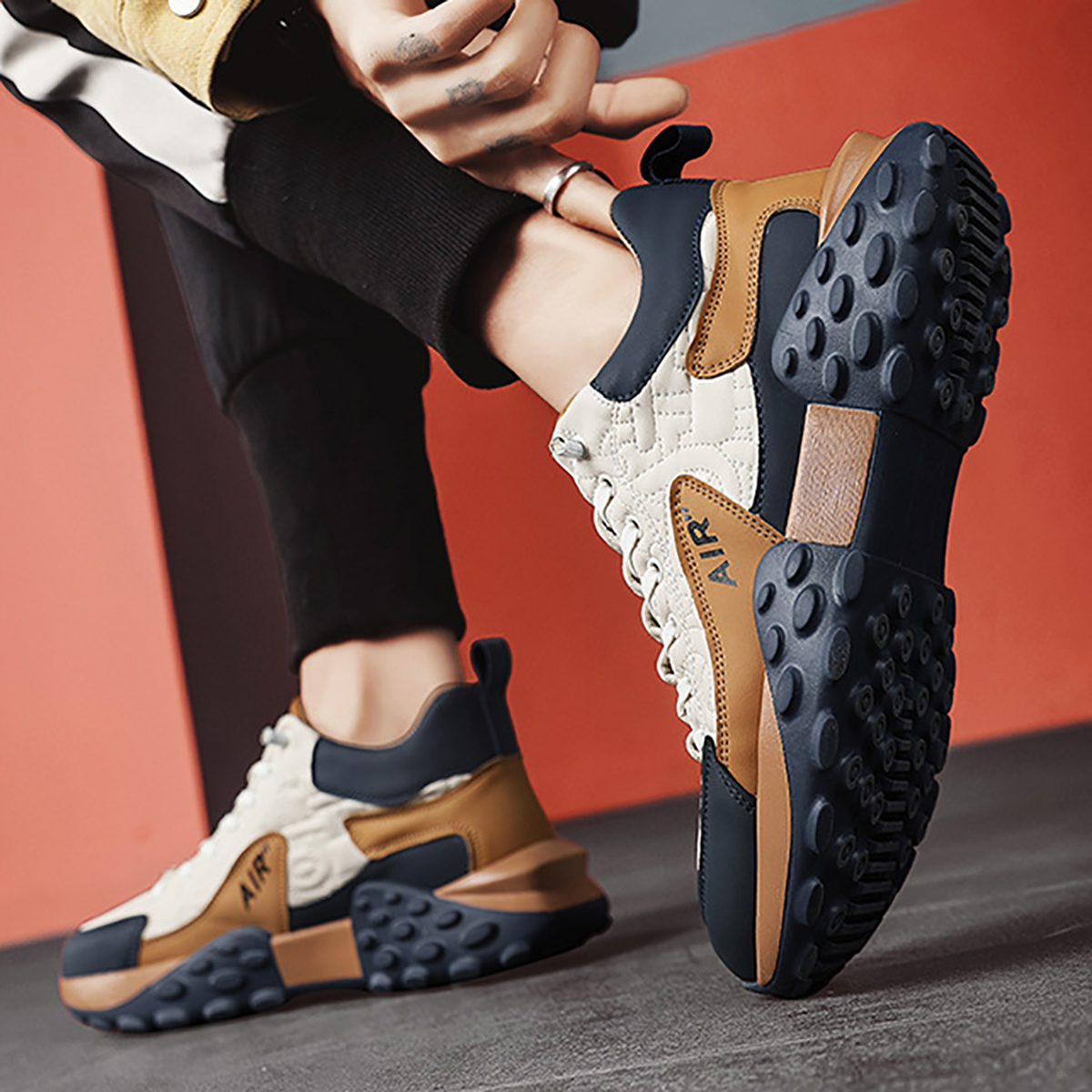 Whoppy SL48 Sepatu Sneakers Pria Import (FREE BOX)