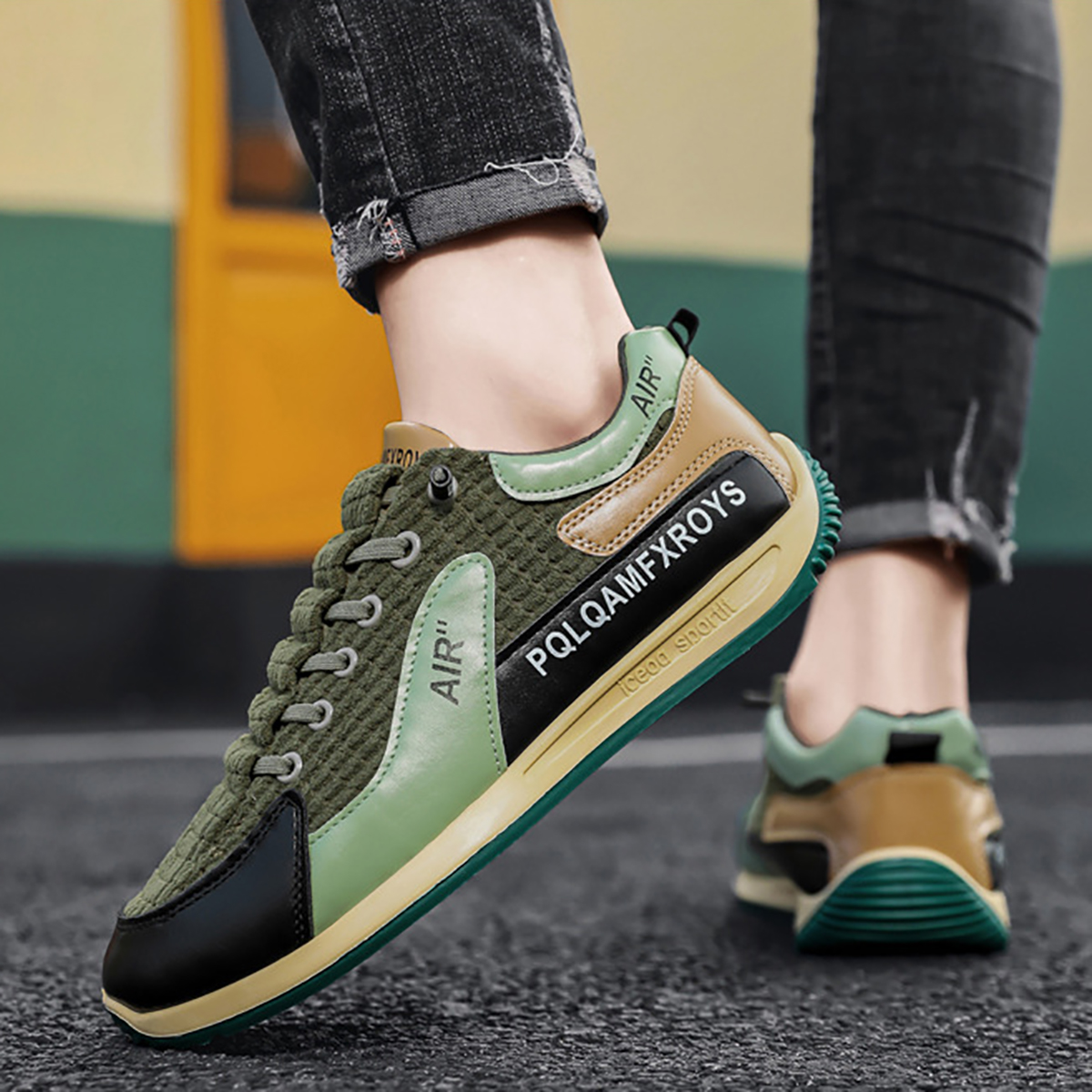 Whoppy SL49 Sepatu Sneakers Pria Import (FREE BOX)