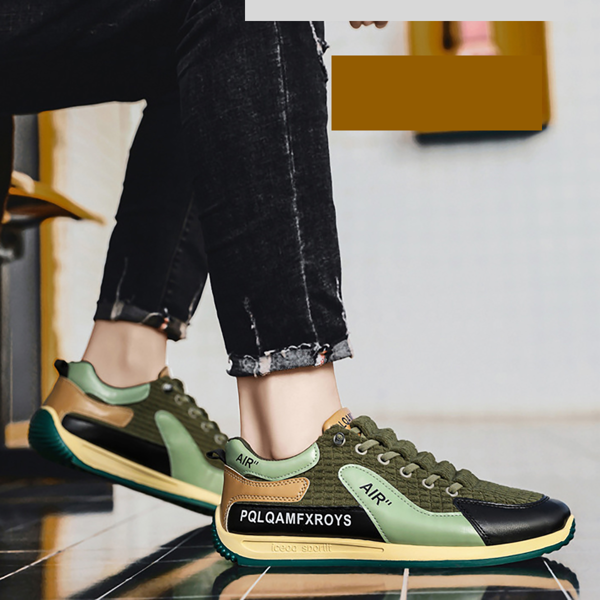 Whoppy SL49 Sepatu Sneakers Pria Import (FREE BOX)