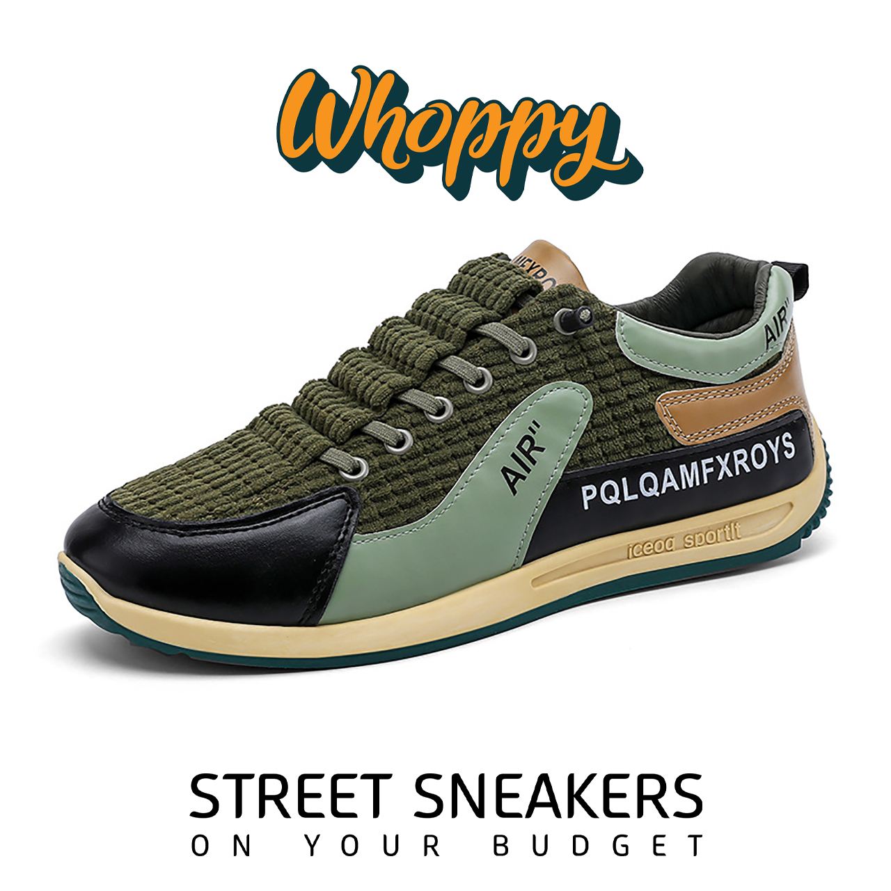 Whoppy SL49 Sepatu Sneakers Pria Import (FREE BOX) Whoppy SL49 Sepatu Sneakers Pria Import (FREE BOX)