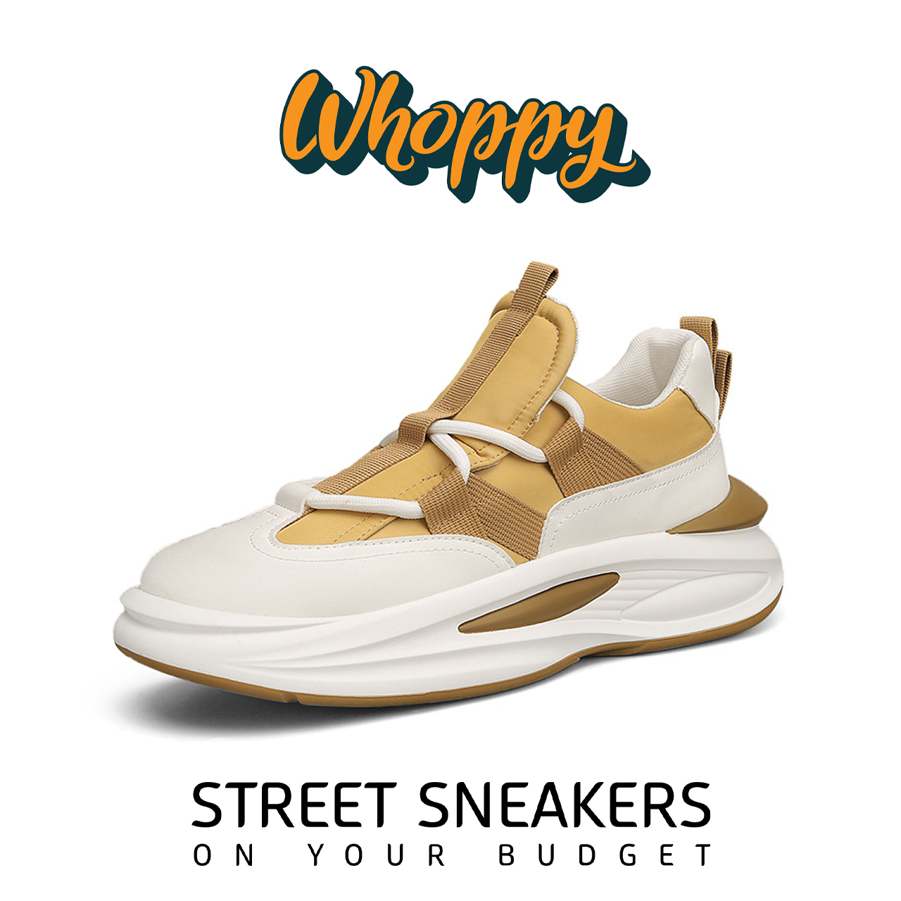 Whoppy SL46 Sepatu Sneakers Pria Import (FREE BOX) - Discontinue