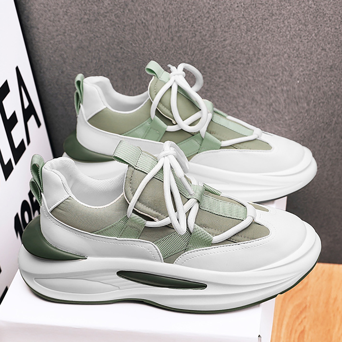 Whoppy SL46 Sepatu Sneakers Pria Import (FREE BOX) - Discontinue