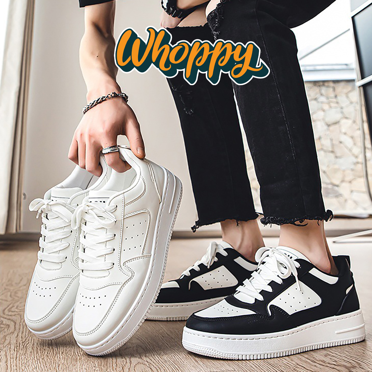 Whoppy SL40 Sepatu Sneakers Pria Import (FREE BOX) Whoppy SL40 Sepatu Sneakers Pria Import (FREE BOX)