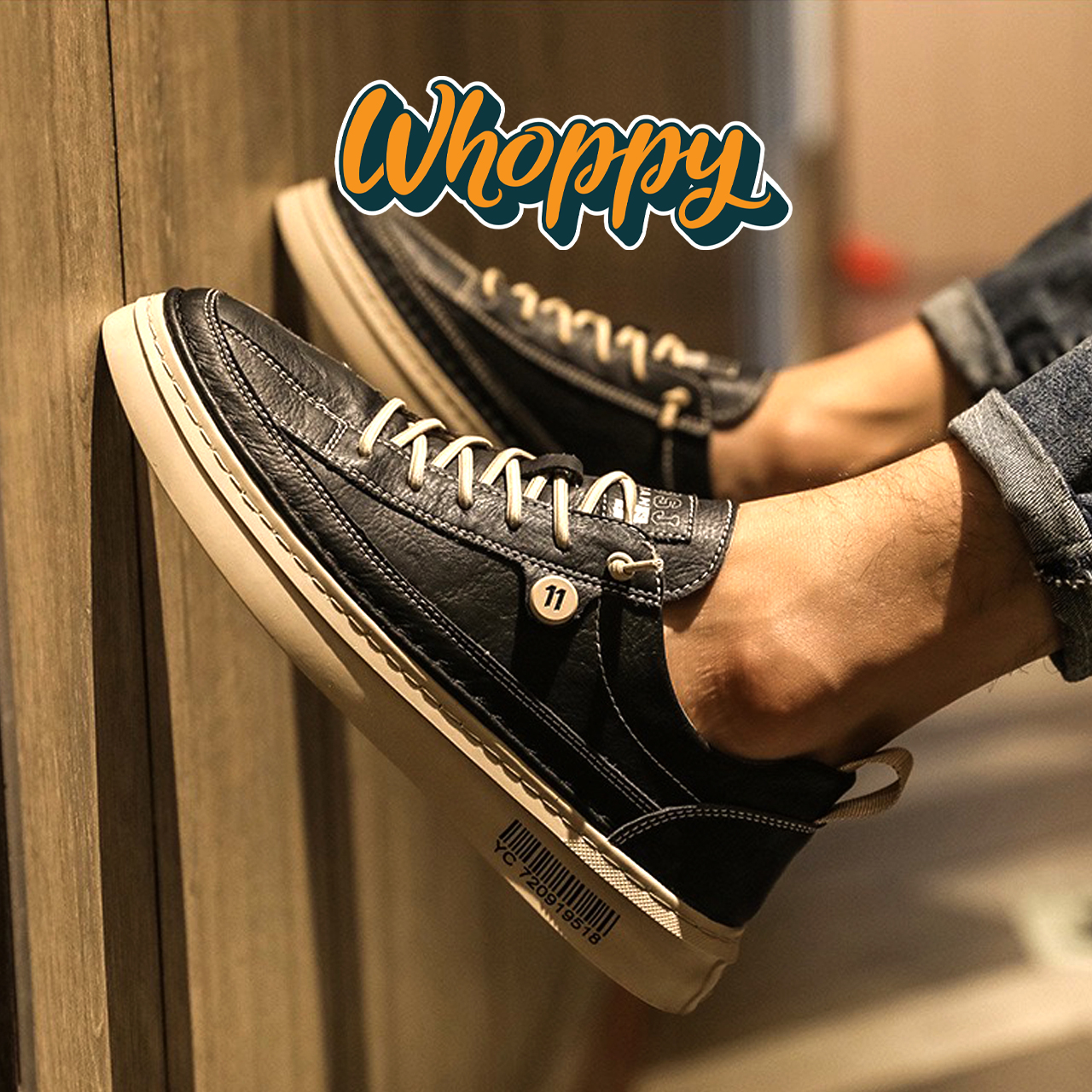 Whoppy SL18 Sepatu Casual Import Pria (FREE BOX) - Discontinue