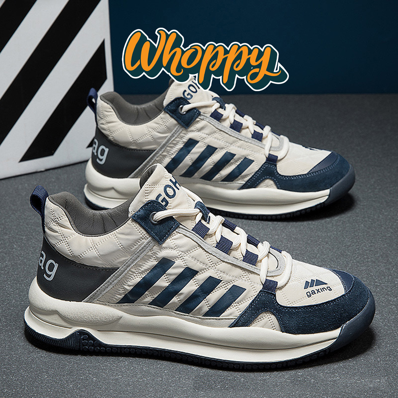 Whoppy Sepatu Casual Import Pria SL20 (FREE BOX)