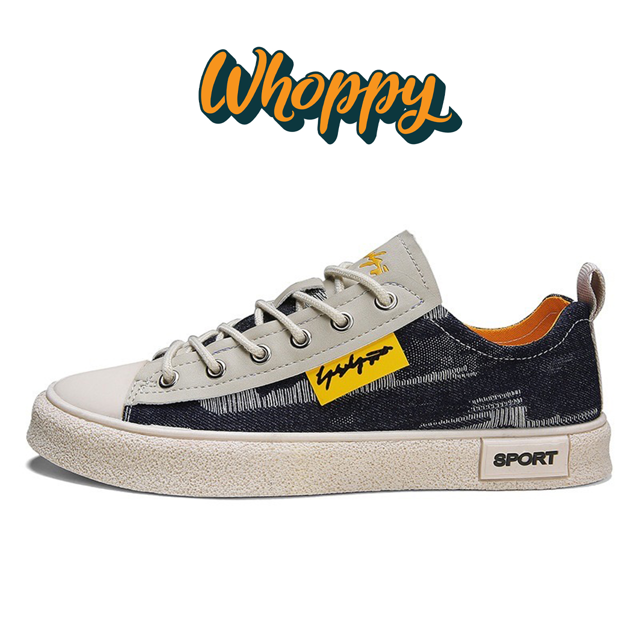 Whoppy SL19 Sepatu Sneakers Pria Import (FREE BOX) - Discontinue